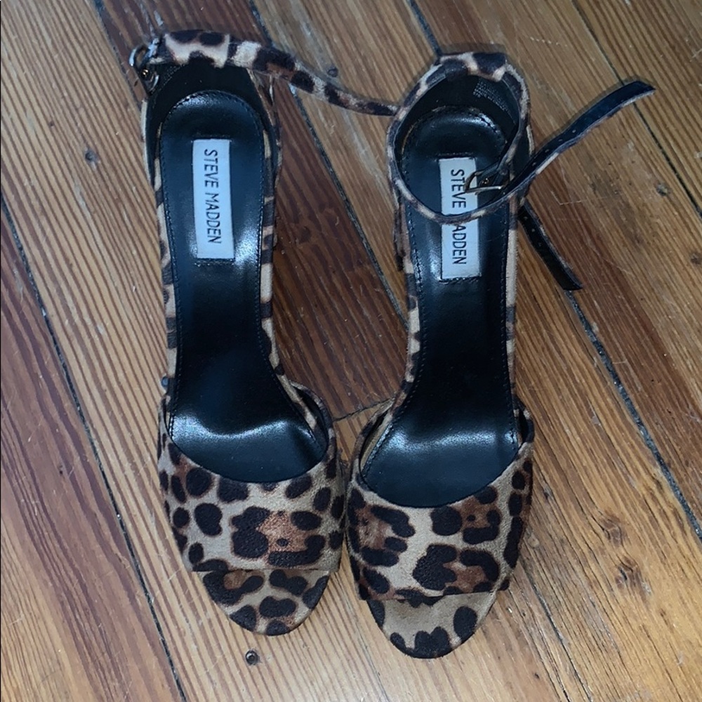 Cheetah print Steve Madden heels